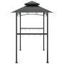 Cenador barbacoa estante lateral acero antracita 240x150x243 cm de , Carpas y cenadores - Ref: Foro24-360140, Precio: 201,86 ...