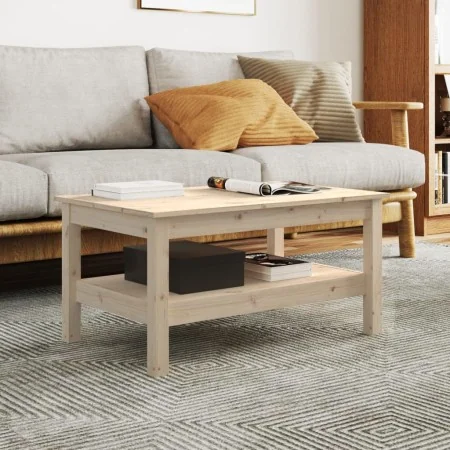 Mesa de centro de madera maciza de pino 80x50x40 cm by , Coffee table - Ref: Foro24-814284, Price: 92,27 €, Discount: %