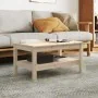Mesa de centro de madera maciza de pino 80x50x40 cm by , Coffee table - Ref: Foro24-814284, Price: 92,27 €, Discount: %