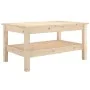 Mesa de centro de madera maciza de pino 80x50x40 cm by , Coffee table - Ref: Foro24-814284, Price: 92,27 €, Discount: %