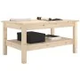 Mesa de centro de madera maciza de pino 80x50x40 cm by , Coffee table - Ref: Foro24-814284, Price: 92,27 €, Discount: %