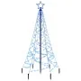 Árbol de Navidad con pincho 200 LED azul 180 cm by , Christmas trees - Ref: Foro24-343569, Price: 73,46 €, Discount: %