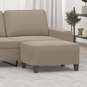 Reposapiés tela de microfibra gris taupé 70x55x41 cm by , Ottomans - Ref: Foro24-349361, Price: 60,48 €, Discount: %