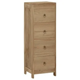 Cómoda de madera maciza de teca 30x30x90 cm by , Drawers - Ref: Foro24-340741, Price: 167,48 €, Discount: %