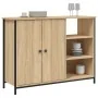 Aparador de madera de ingeniería roble Sonoma 100x33x75 cm von , Sideboards - Ref: Foro24-835550, Preis: 91,40 €, Rabatt: %