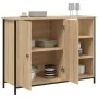 Aparador de madera de ingeniería roble Sonoma 100x33x75 cm von , Sideboards - Ref: Foro24-835550, Preis: 91,40 €, Rabatt: %