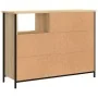 Aparador de madera de ingeniería roble Sonoma 100x33x75 cm von , Sideboards - Ref: Foro24-835550, Preis: 91,40 €, Rabatt: %