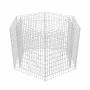 Arriate hexagonal de gaviones 160x140x100 cm by , Pots and planters - Ref: Foro24-142535, Price: 127,68 €, Discount: %