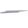 Toldo retráctil aluminio y tela azul y blanco 5x3 m by , Awnings - Ref: Foro24-3154425, Price: 348,32 €, Discount: %