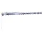 Toldo retráctil aluminio y tela azul y blanco 5x3 m by , Awnings - Ref: Foro24-3154425, Price: 348,32 €, Discount: %
