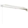 Toldo retráctil aluminio y tela color crema 3,5x2,5 m by , Awnings - Ref: Foro24-3154427, Price: 239,62 €, Discount: %