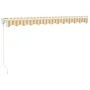 Toldo retráctil aluminio y tela blanco y amarillo 3x2,5 m von , Markisen - Ref: Foro24-3154431, Preis: 190,71 €, Rabatt: %