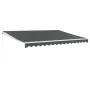Toldo retráctil aluminio y tela gris antracita 4x3 m de , Toldos - Ref: Foro24-3154438, Precio: 295,20 €, Descuento: %