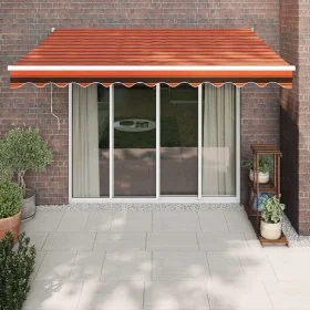 Toldo retráctil automático naranja y marrón 3,5x2,5 m von , Markisen - Ref: Foro24-3154492, Preis: 280,13 €, Rabatt: %
