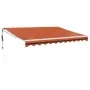 Toldo retráctil automático naranja y marrón 3,5x2,5 m by , Awnings - Ref: Foro24-3154492, Price: 280,18 €, Discount: %