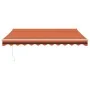 Toldo retráctil automático naranja y marrón 3,5x2,5 m by , Awnings - Ref: Foro24-3154492, Price: 280,18 €, Discount: %