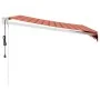 Toldo retráctil automático naranja y marrón 3,5x2,5 m by , Awnings - Ref: Foro24-3154492, Price: 280,18 €, Discount: %