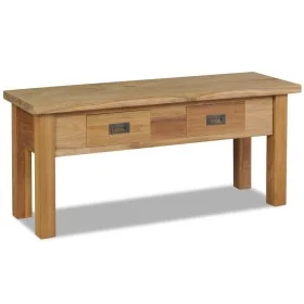 Banco de recibidor de madera de teca maciza 90x30x40 cm von , Bänke für Hallen und Lager - Ref: Foro24-244486, Preis: 158,92 ...