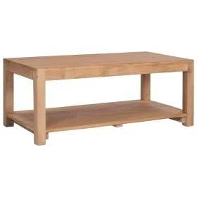 Mesa de centro de madera maciza de teca 100x50x40 cm by , Coffee table - Ref: Foro24-282849, Price: 171,67 €, Discount: %