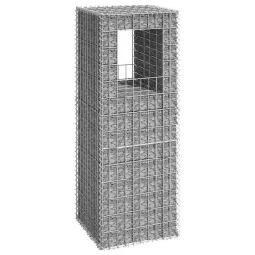 Cesta poste de gaviones de hierro 50x50x140 cm by , fence posts - Ref: Foro24-151270, Price: 56,25 €, Discount: %