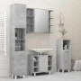 Armario de espejo de baño contrachapada gris 80x20,5x64 cm de , Tocadores de baño - Ref: Foro24-802610, Precio: 89,50 €, Desc...