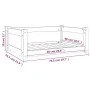 Cama para perros madera maciza de pino 75,5x55,5x28 cm by , Beds for dogs - Ref: Foro24-821452, Price: 61,59 €, Discount: %