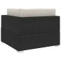 Asiento seccional de esquina con cojines 1 uds ratán PE negro von , Modulare Sofas für den Außenbereich - Ref: Foro24-46798, ...