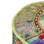 Puf redondo de pachtwork algodón hecho a mano 40x20 cm verde by , Ottomans - Ref: Foro24-246573, Price: 51,52 €, Discount: %