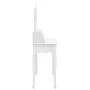 Juego de tocador y taburete madera paulownia blanco 75x69x140cm von , Schlafzimmerkommoden - Ref: Foro24-289314, Preis: 202,2...