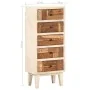 Cajonera de madera maciza reciclada 45x30x105 cm von , Schließfächer und Lagerschränke - Ref: Foro24-286537, Preis: 270,23 €,...