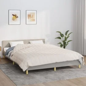 Manta con peso tela color crema claro 200x225 cm 9 kg by , Blankets - Ref: Foro24-350762, Price: 78,58 €, Discount: %