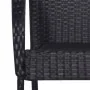 Juego de comedor de jardín 5 piezas ratán sintético negro by , Garden sets - Ref: Foro24-3156656, Price: 354,23 €, Discount: %