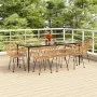 Juego de comedor de jardín 9 piezas ratán sintético von , Gartensets - Ref: Foro24-3157851, Preis: 754,81 €, Rabatt: %