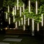 Luces meteorito 20 uds blanco frío 720 LEDs interior exterior by , Hoses and string lights - Ref: Foro24-328551, Price: 47,99...