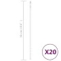 Luces meteorito 20 uds blanco frío 720 LEDs interior exterior by , Hoses and string lights - Ref: Foro24-328551, Price: 47,99...