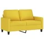 Sofá de 2 plazas de tela amarillo claro 120 cm by , Sofas - Ref: Foro24-359160, Price: 193,88 €, Discount: %