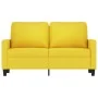 Sofá de 2 plazas de tela amarillo claro 120 cm by , Sofas - Ref: Foro24-359160, Price: 193,88 €, Discount: %