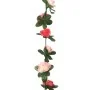 Guirnaldas de flores de Navidad 6 uds rosa primaveral 250 cm de , Coronas y guirnaldas - Ref: Foro24-359038, Precio: 13,66 €,...