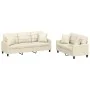 Juego de sofás con cojines 2 piezas cuero sintético color crema von , Sofas - Ref: Foro24-3201389, Preis: 460,82 €, Rabatt: %