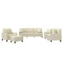 Juego de sofás con cojines 4 piezas cuero sintético color crema von , Sofas - Ref: Foro24-3201354, Preis: 642,06 €, Rabatt: %