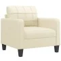 Juego de sofás con cojines 4 piezas cuero sintético color crema von , Sofas - Ref: Foro24-3201354, Preis: 642,06 €, Rabatt: %