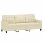 Juego de sofás con cojines 4 piezas cuero sintético color crema von , Sofas - Ref: Foro24-3201354, Preis: 642,06 €, Rabatt: %