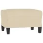 Juego de sofás con cojines 3 piezas tela crema by , Sofas - Ref: Foro24-3201658, Price: 496,25 €, Discount: %