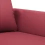 Juego de sofás con cojines 3 piezas cuero sintético rojo tinto von , Sofas - Ref: Foro24-3201768, Preis: 481,22 €, Rabatt: %