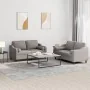 Juego de sofás con cojines 2 piezas tela gris taupe von , Sofas - Ref: Foro24-3201825, Preis: 443,95 €, Rabatt: %