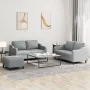 Juego de sofás con cojines 3 piezas tela gris claro von , Sofas - Ref: Foro24-3201810, Preis: 465,44 €, Rabatt: %