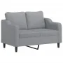 Juego de sofás con cojines 3 piezas tela gris claro von , Sofas - Ref: Foro24-3201810, Preis: 465,44 €, Rabatt: %
