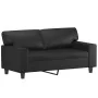 Juego de sofás con cojines 3 piezas cuero sintético negro by , Sofas - Ref: Foro24-3201929, Price: 597,45 €, Discount: %