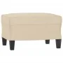 Juego de sofás con cojines 3 piezas tela microfibra crema by , Sofas - Ref: Foro24-3202336, Price: 538,29 €, Discount: %