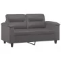 Juego de sofás con cojines 2 piezas cuero sintético gris by , Sofas - Ref: Foro24-3202374, Price: 490,11 €, Discount: %